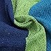 Buffalo Double Wide Hammock Cotton Fabric Travel Camping Hammock 2 Person 450lbs Blue/green/dark Blue