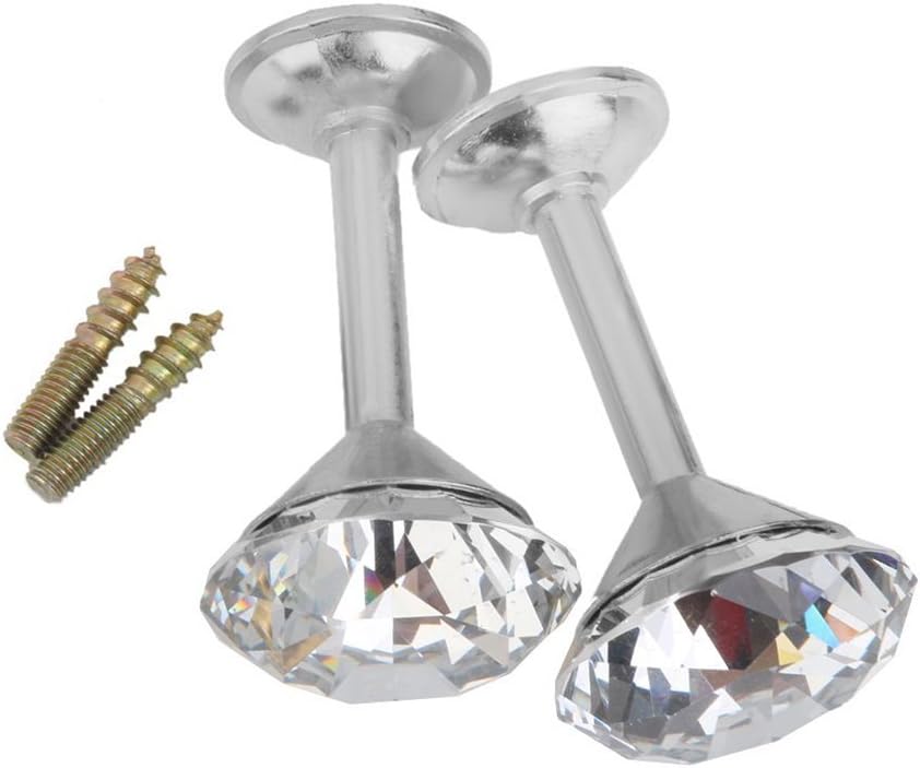 NUOLUX Curtain Drapery Tiebacks Door Wall Tassel Hooks 2pcs (Silver) - Image 4