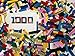 Building Bricks - 1,000 Pieces - Compatible with Legos