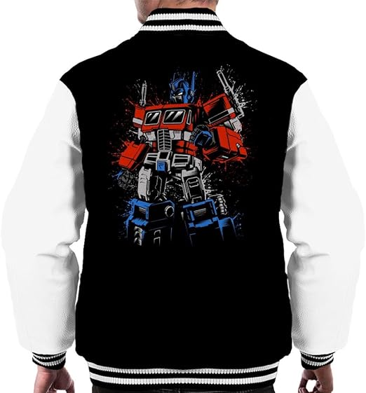 Transformers Optimus Prime Clenched Fist Men's Varsity Jacket Amazon.de Bekleidung