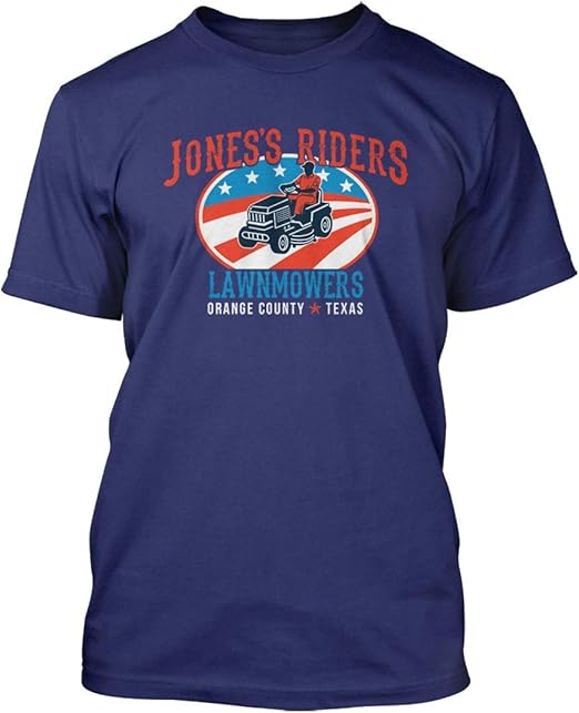 Jones Inspired Lawn Mower Country, Men's TShirt, XX Large