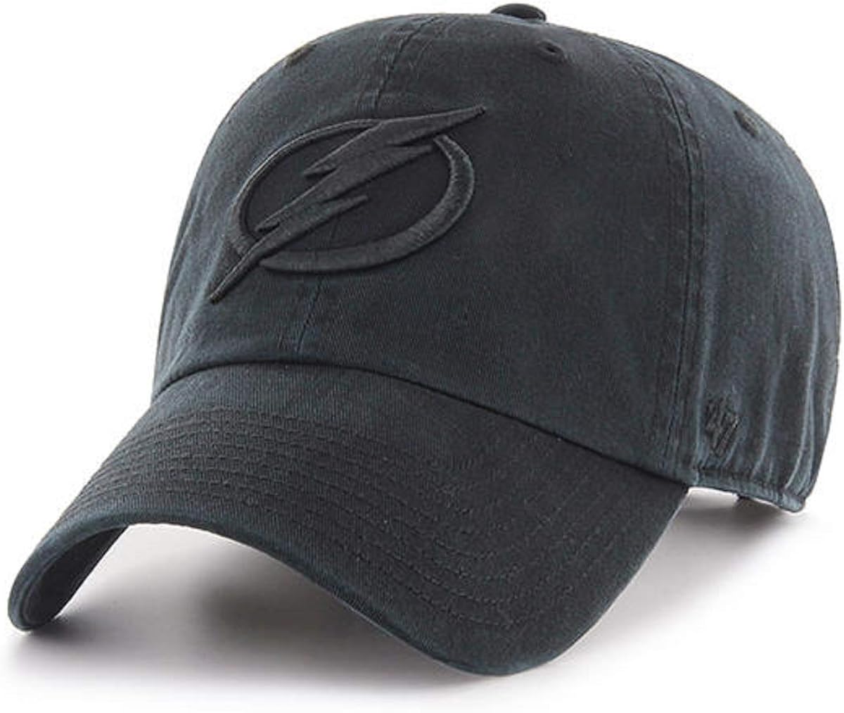 '47 Tampa Bay Lightning Black on Black Adjustable Clean Up