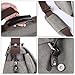415niki4 OXA Military Satchel Messenger Bag - Vintage Canvas Shoulder Bag for 15.6 Inch Laptop (Brown/Grey)