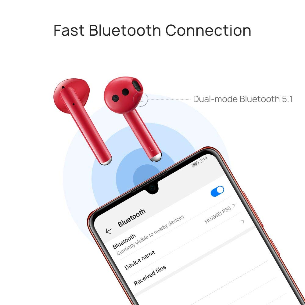 Huawei FreeBud 3 rojos