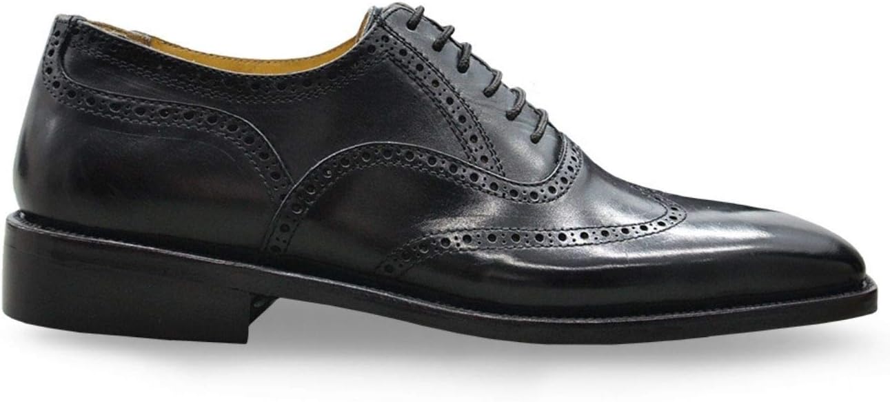 HAMILTON FOOTWEAR Zapatos para Hombre Estilo Bostoniano Clásico en Piel de Curtido Vegetal y