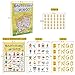 Omgouue Easter Day Bingo Game Party Supplies for Kids 24 Player