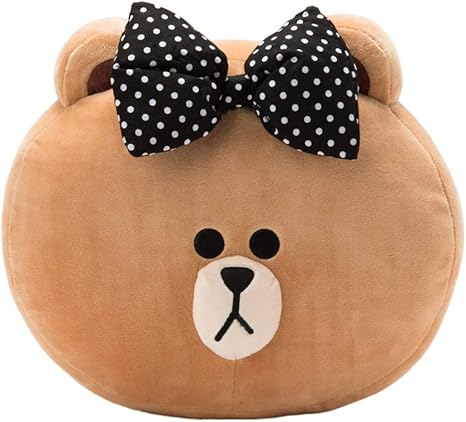 Amazon Co Jp Line Friends シートクッション チョコキャラクター 装飾用クッション ブラック Lflv ホーム キッチン