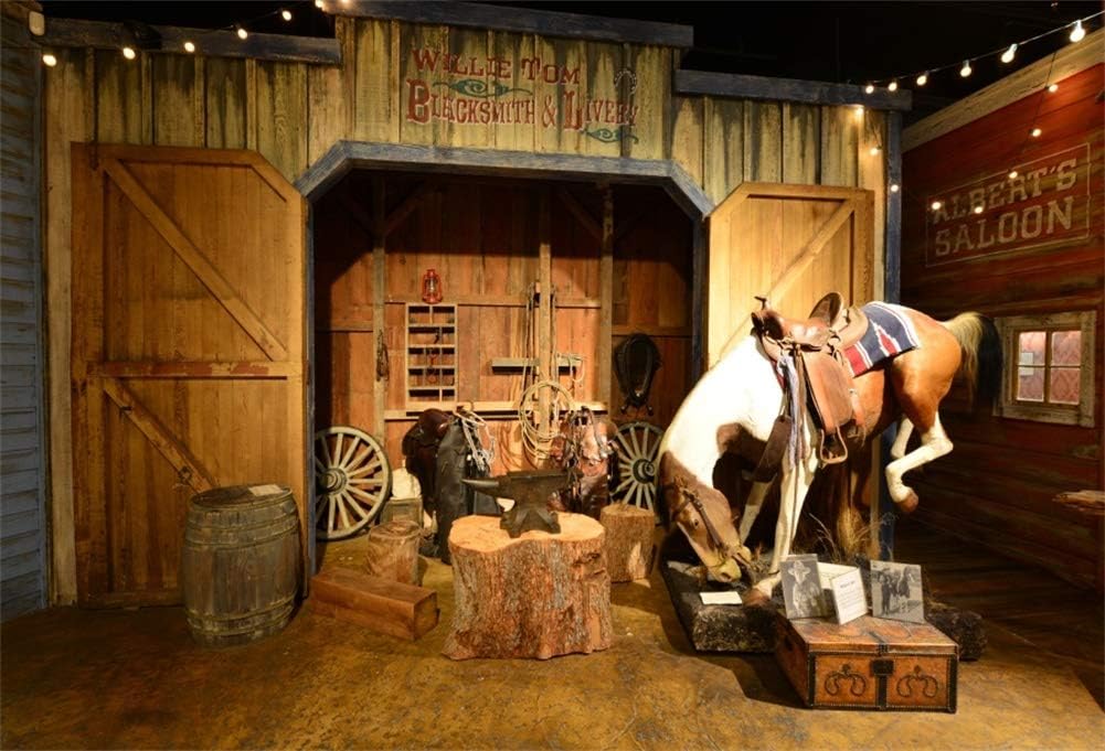 Yeele 9x6ft Wild West Backdrop Cowbo Western Old For Virginia Beach Mall Photography