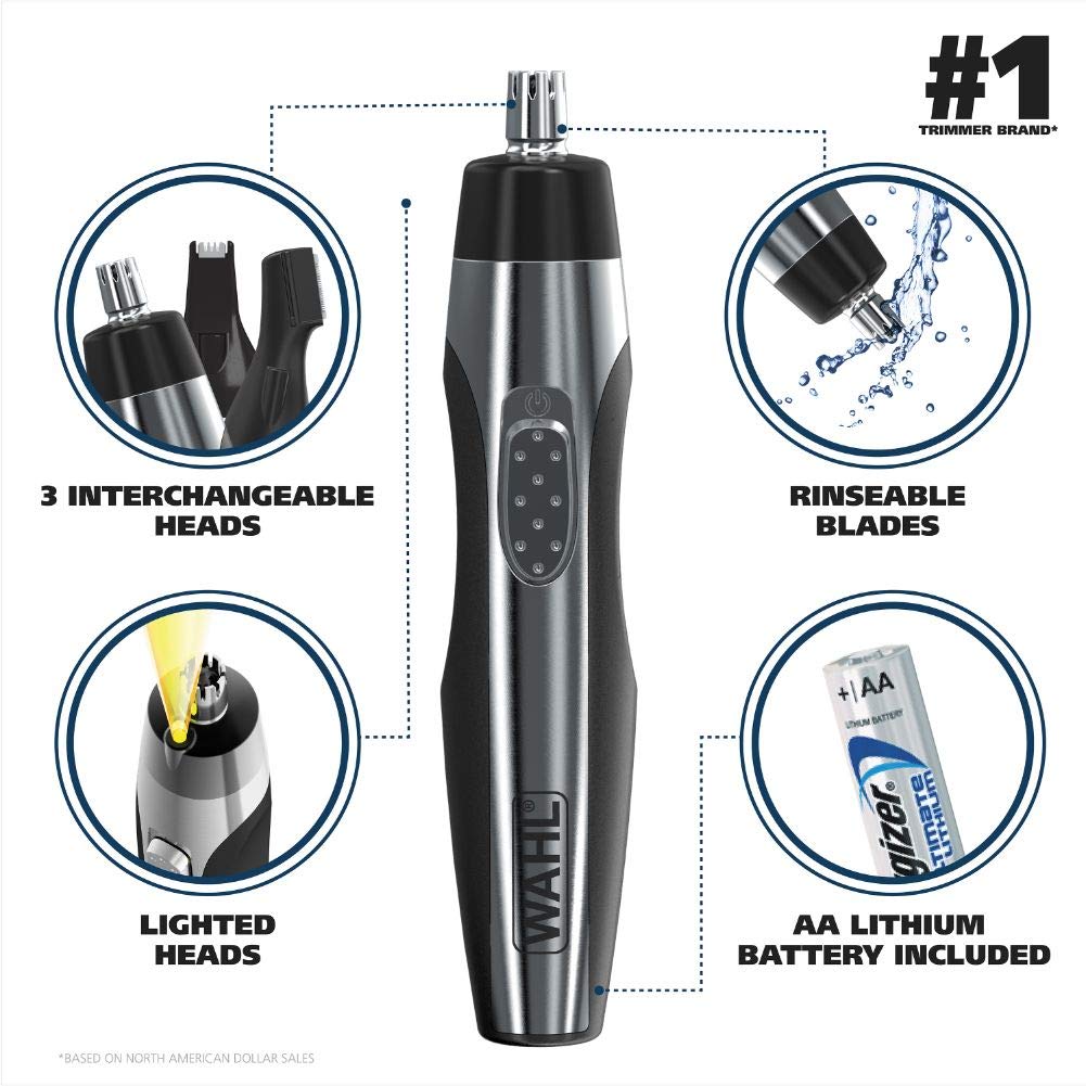 wahl lighted detailer lithium battery trimmer