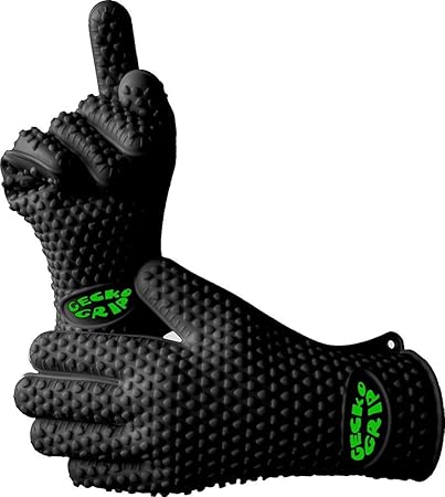 Verde River Products Silicone Heat Resistant Grilling Bbq Glove Set