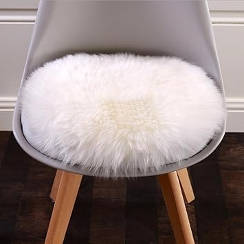 30 x 30cm Teppiche Fußmatten Schlafzimmer Teppich Tür Boden Badezimmer Haushalt Teppich Weiche Schaffell-Wolldecke-Stuhl-Abde