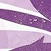 InterDesign Shower Curtain, Leaves, Purple