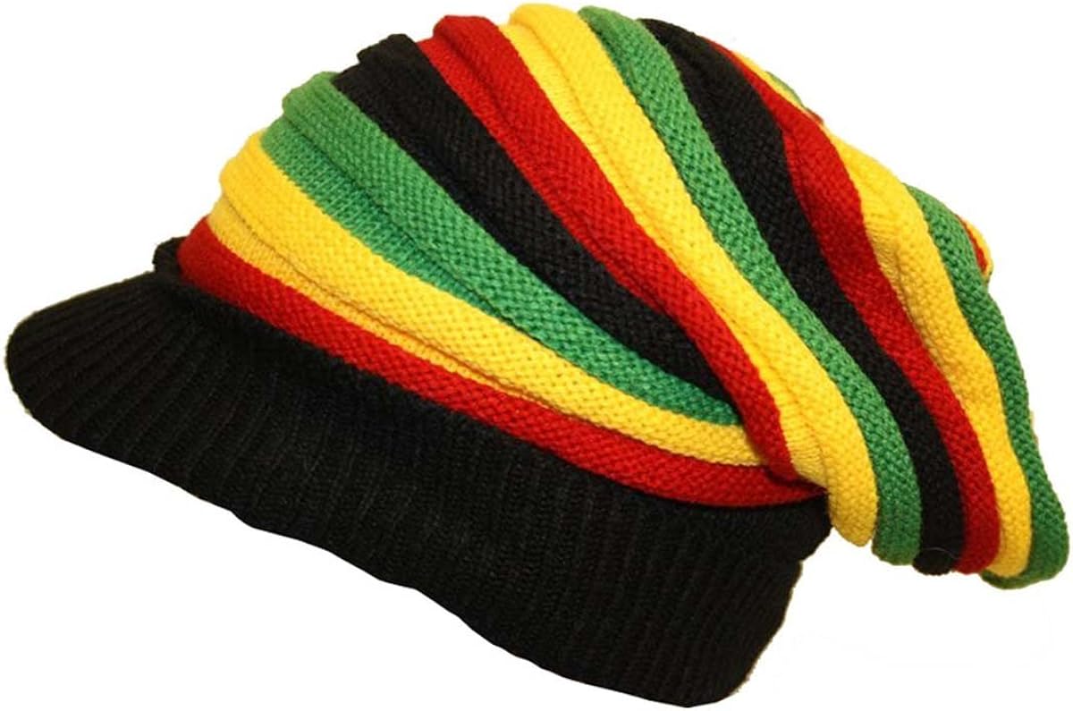 CRAZY LIZARD Rasta Reggae Gorro Para 3 Stripes: Amazon.es: Ropa y ...