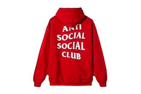 Identity Herren Kapuzenpullover rot rot XXX-Small
