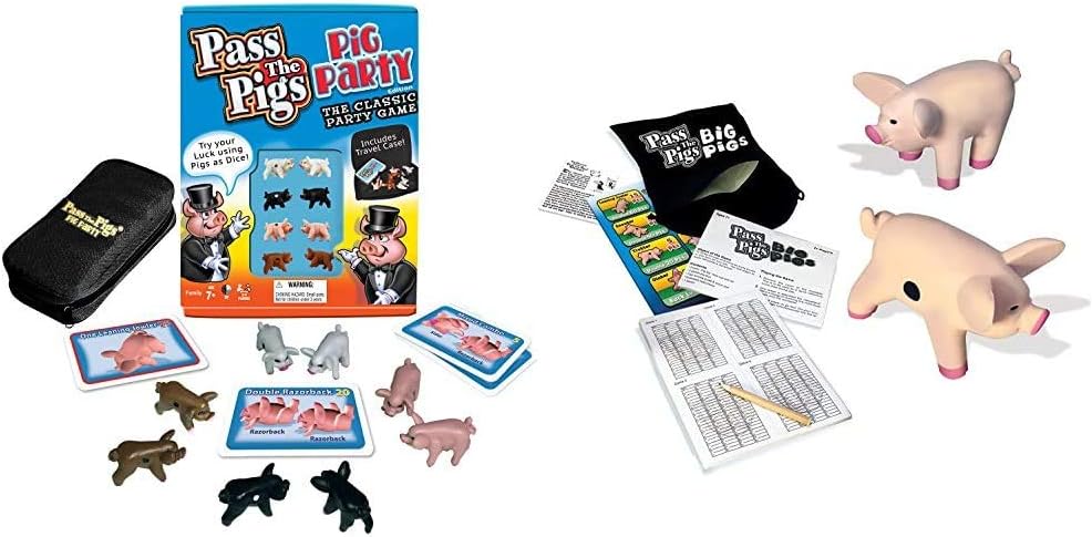Pass The Pigs (Party Edition) (Colors May Vary) & Pigs