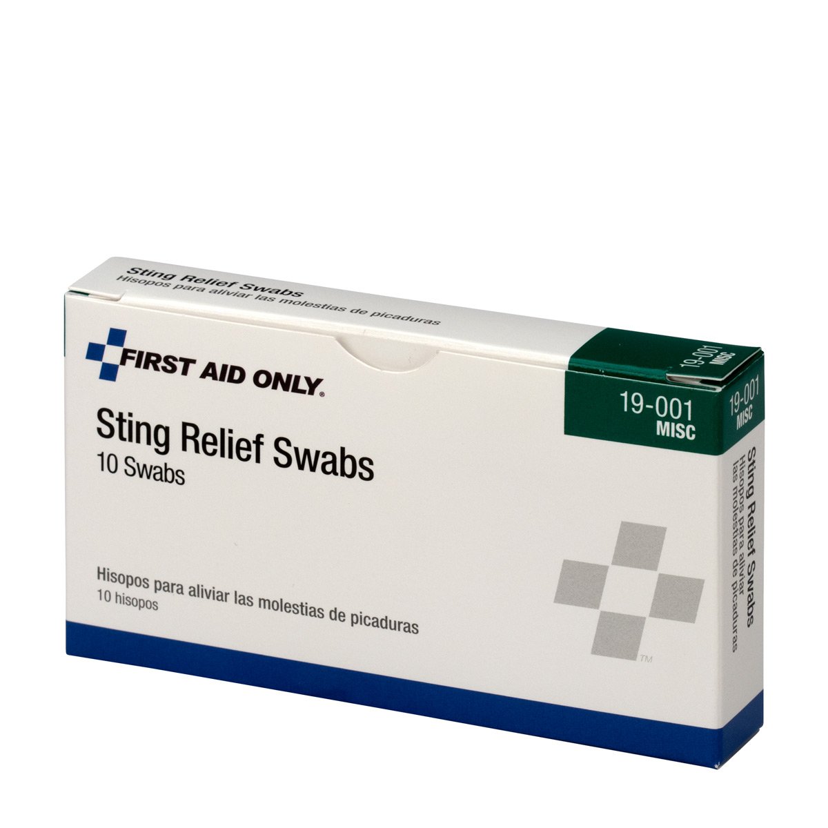 First Aid Only 19-001 Sting Relief Swab (Box of 10): Industrial & Scientific