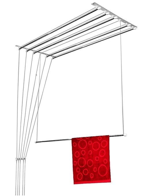 Wudore Stainless Steel Rust Proof Ceiling Clothes Hanger Roof