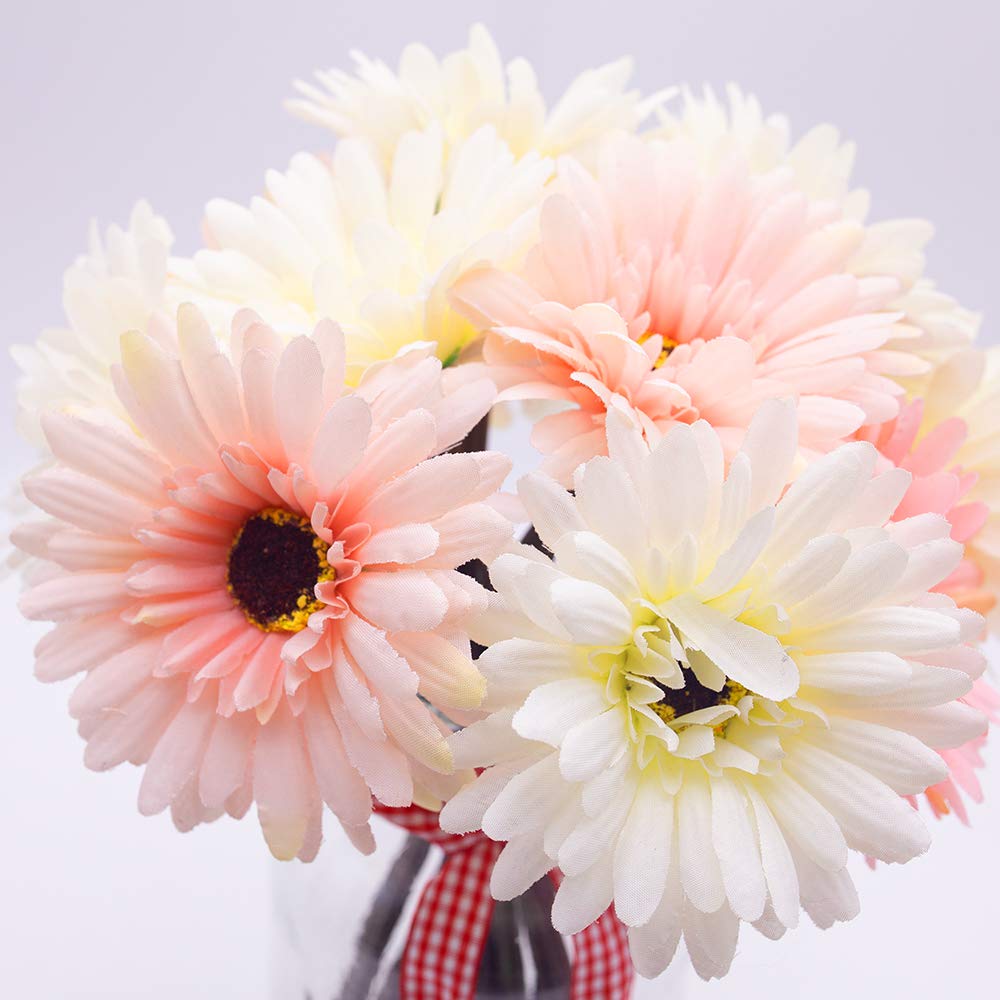VGoodall 14 Pcs Künstliche Blumen Seidenblumen, Unechte Deko Blumen Gefälschte Blumen für Haus Garten Party Blumenschmuck