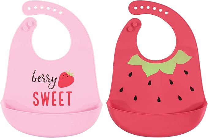 hudson baby silicone bibs