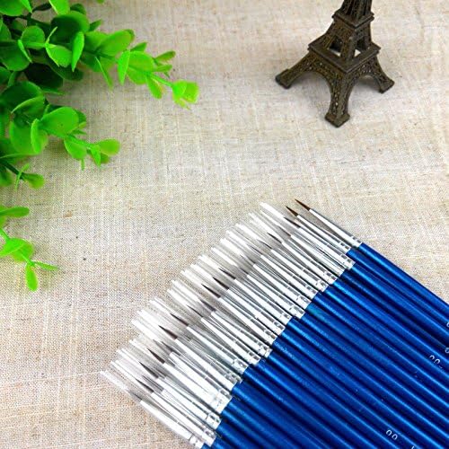 10Pcs/Set Fine Hand-painted Thin Hook Line Pen Drawing Art Pen #000 Paint Brush Art Supplies Nylon Brush Painting Pen