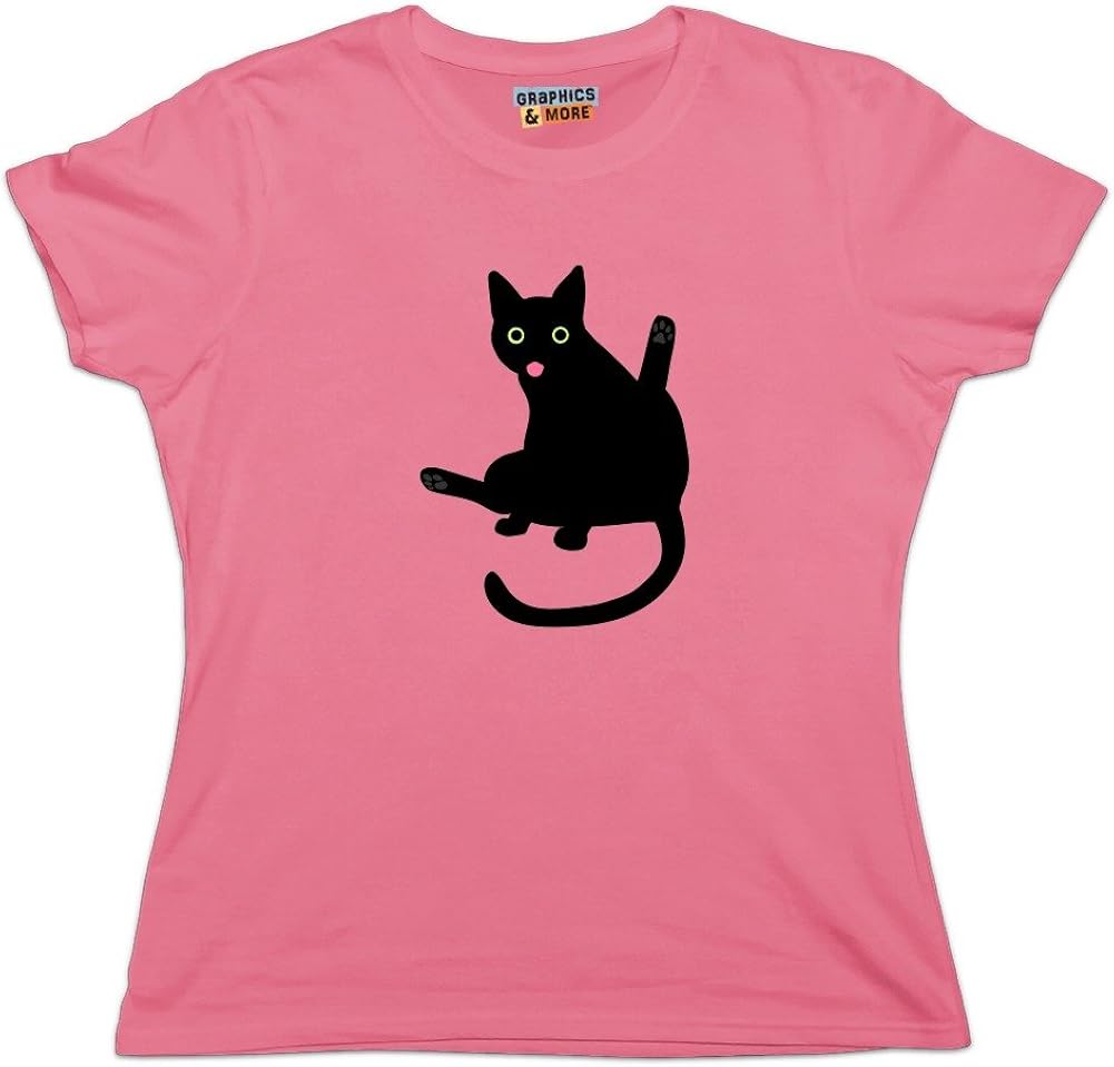 cat licking shirt