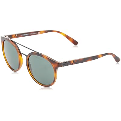 BURBERRY BE4245-338271 Sunglasses MATTE LIGHT HAVANA wGREY GREEN 53mm