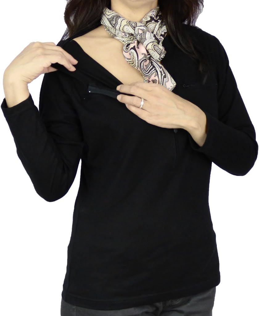 Port FashionsWomen's Easy Port Access Chemo Shirt - Best Gift for Cancer Patients