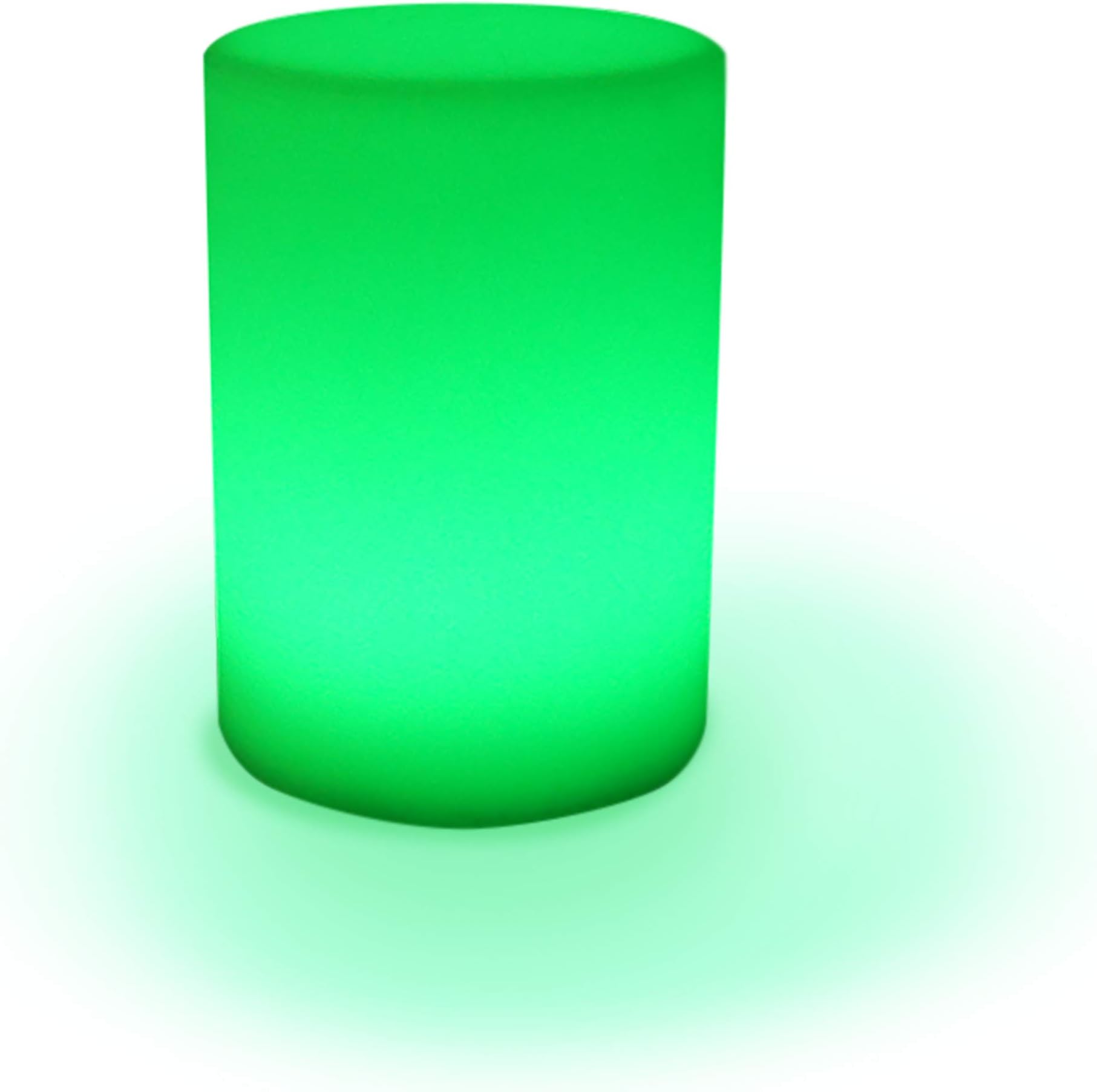 uuffoo LED Night Light Lamp, Multicolor and Candlelight Settings with Remote Control, Waterproof, Cylinder