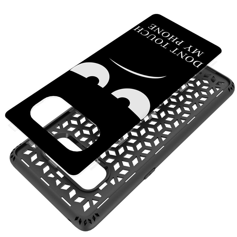 Galaxy Note 8 Case, MagicSky Shockproof Slim Corner Protection with Resilient Shock Absorption Rubber Protective Case Cover for Samsung Galaxy Note8 (2017) 6.3 Inch - Don\'t touch