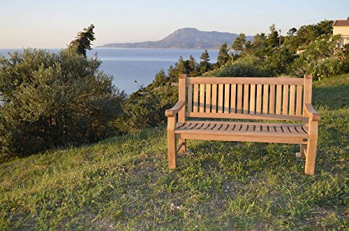 MALO Garden Hochwertige Teak VIERSITZER Parkbank Elefantenbank Gartenbank Sitzbank Garten Bank – Bild 5