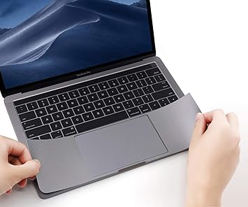 Amazon Com Forito Palm Rest Cover Skin With Trackpad Protector Compatible With Macbook Pro 15 Inch 19 18 17 Or 16 Released Model A1707 A1990 With Touch Bar Space Gray Computers Accessories