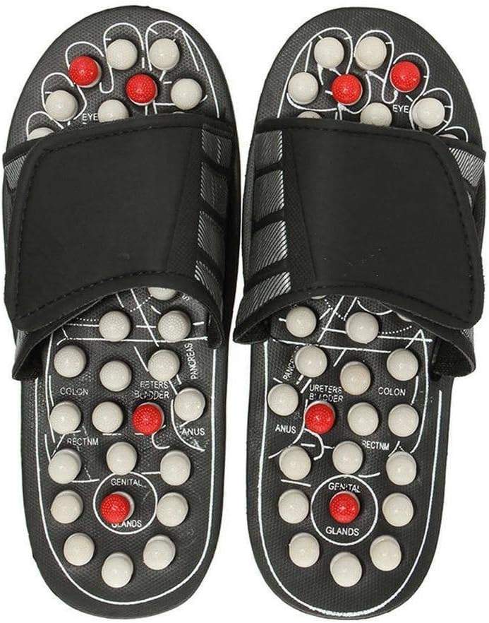 ZHIXX MALL Massage Slippers,Foot Massage Acupressure Slippers, Unisex Massage Sandals Shoes to Reduce Foot Pain,Promote Blood Circulation