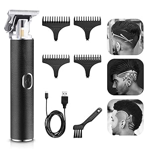 T Blade Trimmer,Zero Gapped Trimmers,Teamyo 0mm Baldhead Hair Clippers for Men, USB Rechargeable Clippers for Hair Cutting