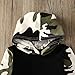 Infant Baby Boys 2 Pieces Clothes Set Camouflage Print Hoodie Tops + Long Pants Toddler Winter Outfits (18-24 Months, Camo)