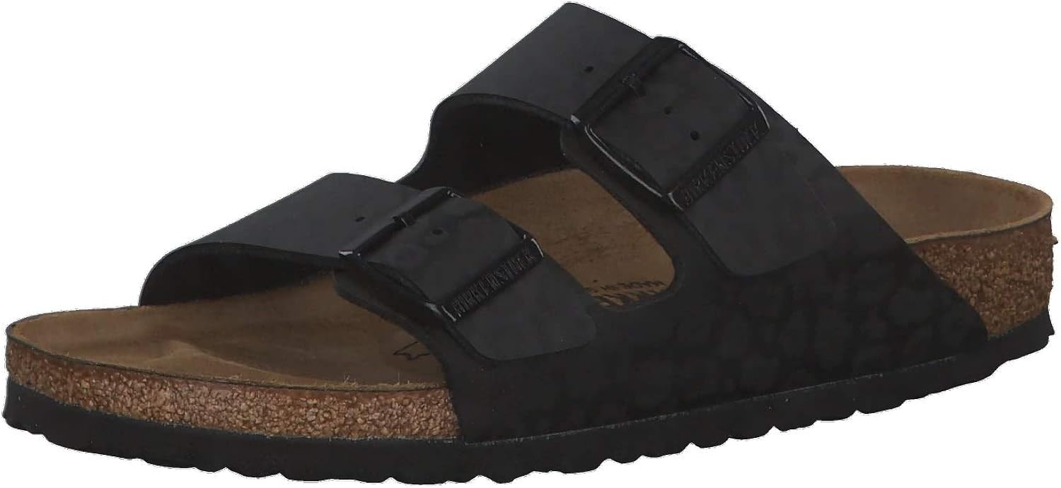 Amazon.com | Birkenstock Arizona 37 Black Leopard Sandals ...