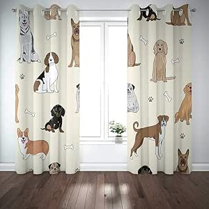 Cortinas para ventana de bahía, cortina para ventana de puerta, patrón