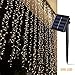OxyLED Solar String Lights, 72ft 200 LED 8 Modes Starry Christmas Fairy Lights, Solar Powered Outdoor Lighting, Waterproof Decoration Lights for Garden, Patio, Home, Wedding, Party (Warm White)
