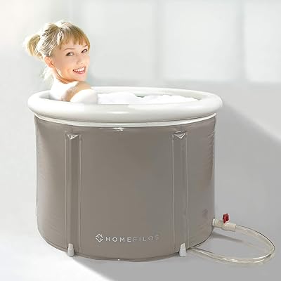 Buy Portable Bathtub Small By Homefilos Japanese Soaking Bath Tub For Shower Stall Inflatable Flexible Plastic Adult Size Foldable Ofuro Online In Taiwan B07rrd5j6v