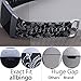 allbingo Fitbit Ionic Accessory Bands, Manly Case Women Cute Strap Rugged Pro G-Shock Like Protective Wristband for Fitbit Ionic Smartwatch (Dancing Life/Silver, Small 5.5