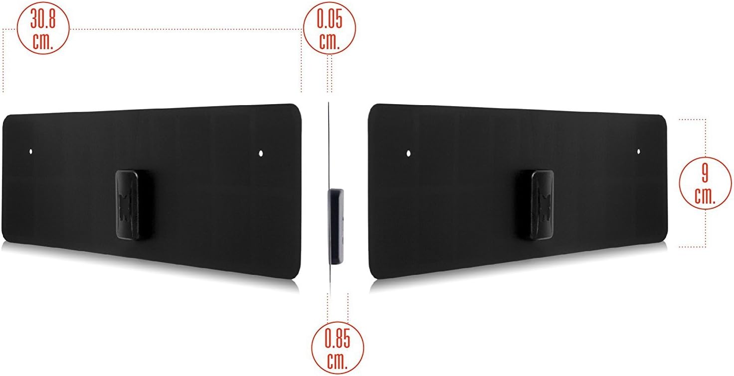 RGTech Monarch 40 Black, Indoor Freeview HDTV Aerial, 40 Mile, Multidirectional Reception - Image 4