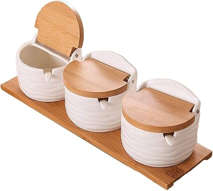 Caja de condimentos Premium para Especias, Tarro de cerámica ...
