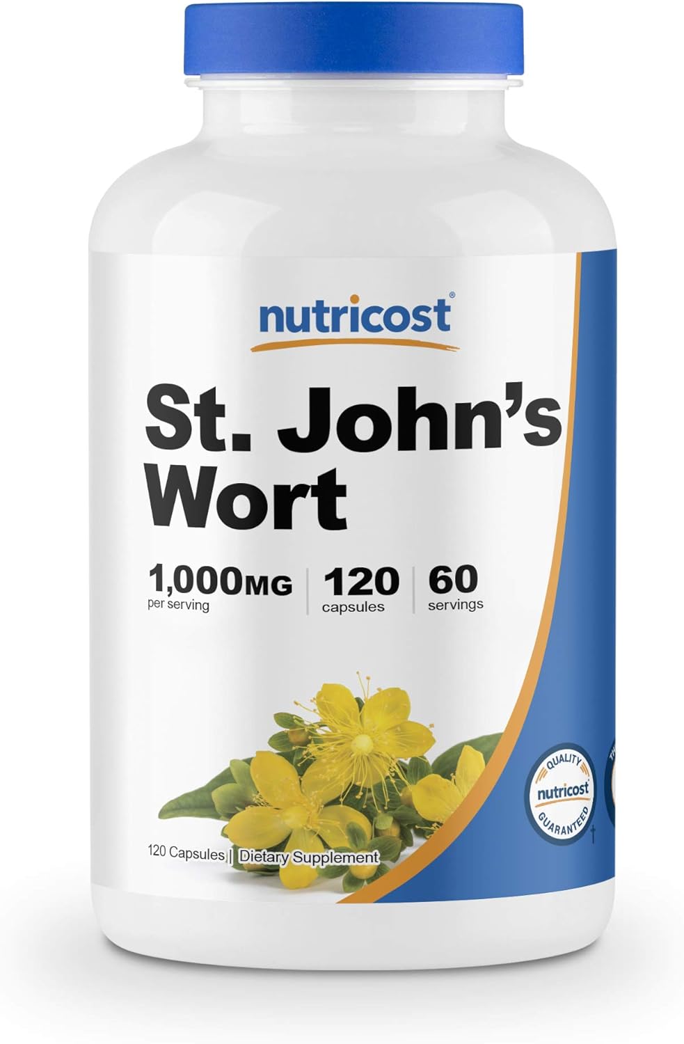 Nutricost St John’s Wort Capsules (500mg) 120 Capsules- Gluten Free and Non-GMO: Health & Personal Care