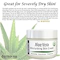 Aloe Vera Daily Moisturizer Cream - With Shea & Cocoa Butter & Vitamin B5 - Best Beauty Products for Face & Body Treatment - Remedy for Dry Skin. Eczema, Psoriasis, Sunburns, Itchy & Cracked Skin - Restores and Maintains the Protective Skin Barrier - Non-