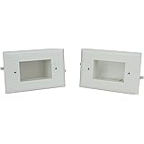 Datacomm 50-3338-WH-KIT Easy Mount Cable Organizer Kit - White