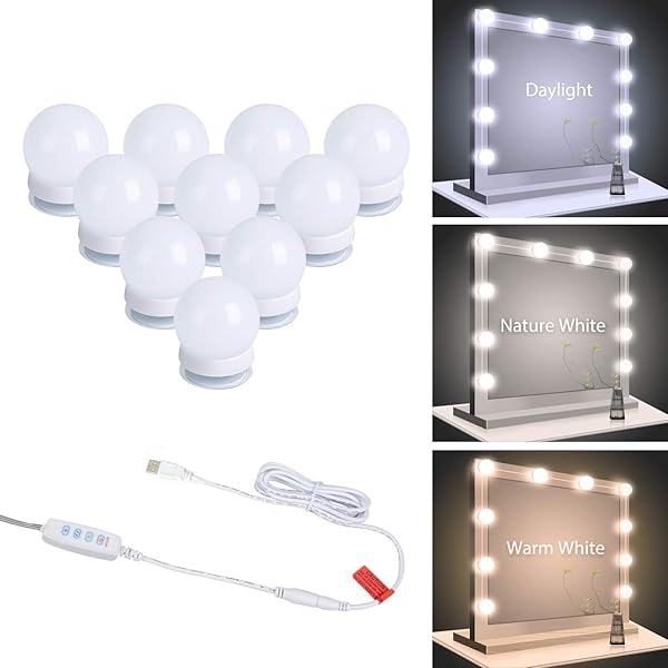 battery light for dressing table