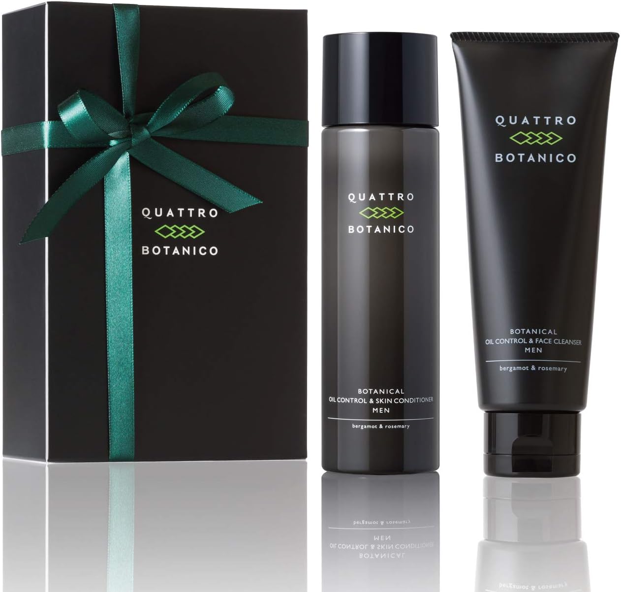 Amazon クワトロボタニコ Quattro Botanico 男性 プレゼント 化粧水 洗顔 ボタニカル オイルコントロールローション フェイスクレンザー ギフト セット メンズ スキンケア 誕生日 人気 クワトロボタニコ Quattro Botanico ギフトセット 通販
