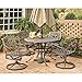 Homestyles Sanibel Black Outdoor Dining Table, Bronze, 48