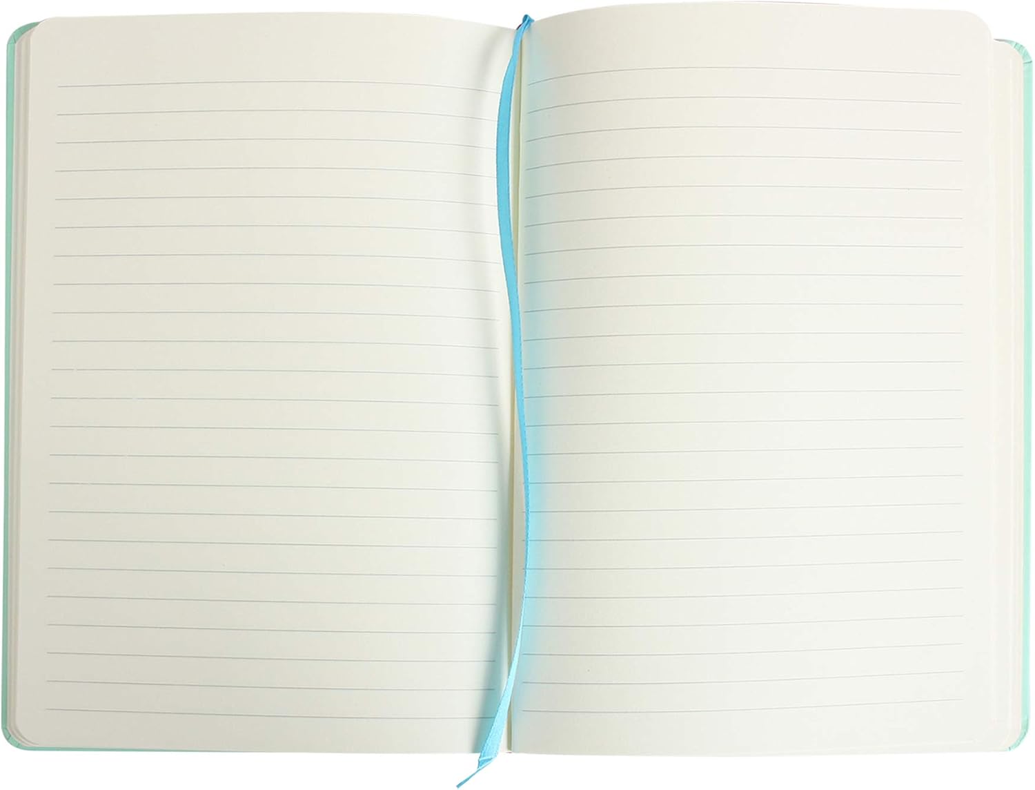 Emartbuy Hardbound Pastel Diary Notebook Notepad Writing Journal Ruled A5 Size 96 Sheets (192 Pages) With Elastic Band - Green - Image 4
