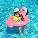 Amxylife Pink Flamingo Baby Swim Ride-On Float Swimming Pool Toys Inflatable Swimming Ring for Kids (31