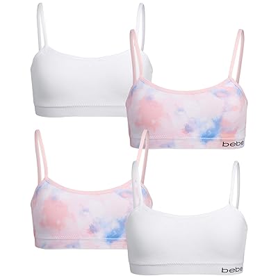 Buy Bebe Girl S Seamless Training Sports Bra With Removable Pads 4 Pack Online In Indonesia B08t248y41